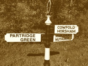 Sussex signpost